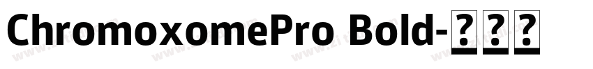 ChromoxomePro Bold字体转换
